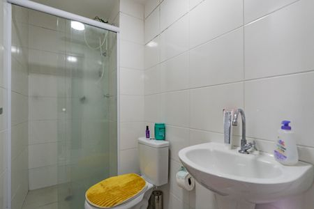 Banheiro de apartamento à venda com 1 quarto, 24m² em Sacoma, São Paulo