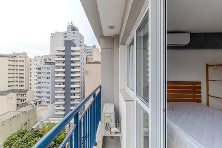 Varanda de apartamento para alugar com 1 quarto, 22m² em República, São Paulo