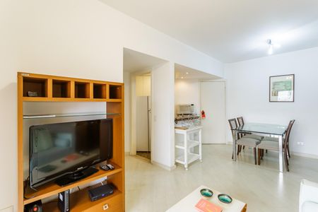 Sala de apartamento para alugar com 1 quarto, 42m² em Vila Nova Conceição, São Paulo