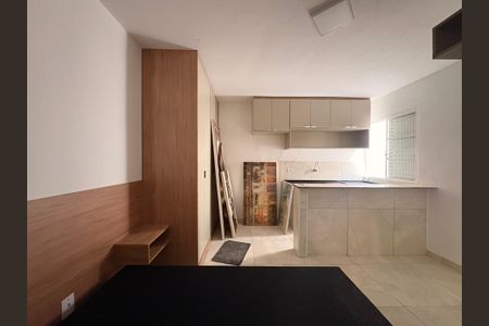 Sala/ quarto  de kitnet/studio para alugar com 1 quarto, 24m² em Parque das Nações, Santo André