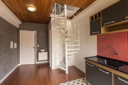 Sala/Cozinha de apartamento para alugar com 1 quarto, 40m² em Mercês, Curitiba