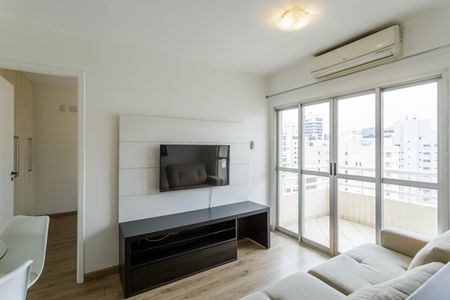 Sala de apartamento para alugar com 1 quarto, 43m² em Itaim Bibi, São Paulo