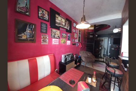 Sala de apartamento para alugar com 1 quarto, 60m² em Centro, São Vicente