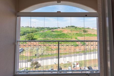 Sacada da Sala de apartamento para alugar com 2 quartos, 62m² em Jardim São Vicente, Campinas