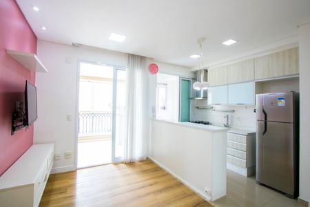 Sala de apartamento à venda com 2 quartos, 70m² em Jardim, Santo André