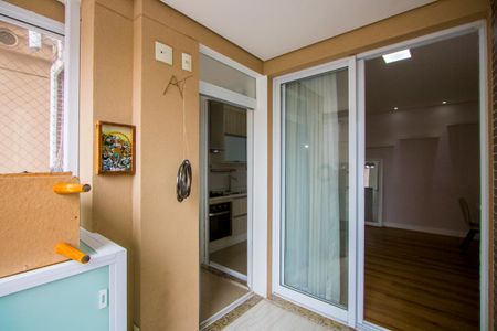 Varanda gourmet de apartamento à venda com 2 quartos, 70m² em Jardim, Santo André