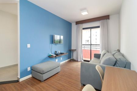 Sala de apartamento para alugar com 2 quartos, 60m² em Cidade Monções, São Paulo