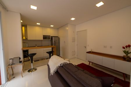 Sala_Cozinha - Conjugada de kitnet/studio para alugar com 1 quarto, 55m² em Alphaville, Barueri