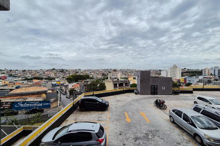 Varanda da Sala - vista de apartamento à venda com 1 quarto, 43m² em Vila Santa Luzia, São Bernardo do Campo