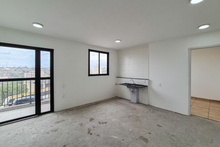 Sala de apartamento à venda com 1 quarto, 43m² em Vila Santa Luzia, São Bernardo do Campo