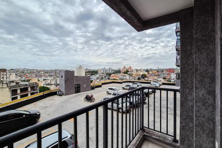 Varanda da Sala de apartamento à venda com 1 quarto, 43m² em Vila Santa Luzia, São Bernardo do Campo