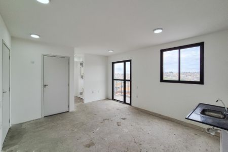 Sala de apartamento à venda com 1 quarto, 43m² em Vila Santa Luzia, São Bernardo do Campo