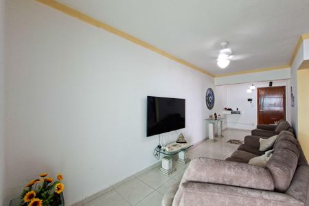 Sala de apartamento para alugar com 3 quartos, 110m² em Vila Caiçara, Praia Grande