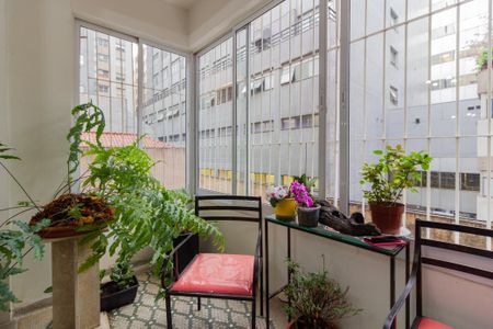 Varanda da Sala de apartamento à venda com 3 quartos, 162m² em Paraíso, São Paulo