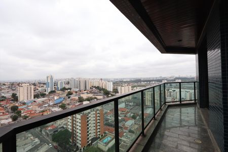 Varanda da Sala de apartamento à venda com 4 quartos, 440m² em Vila Prudente, São Paulo