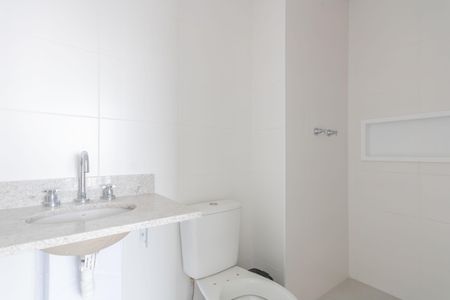 Banheiro da Suíte de apartamento à venda com 1 quarto, 38m² em Bela Vista, Osasco