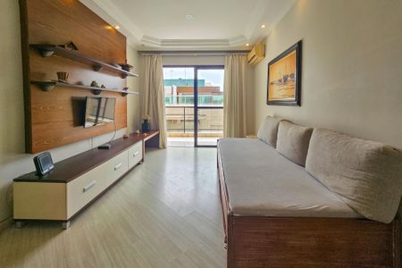 Sala de apartamento para alugar com 2 quartos, 80m² em Jardim Tres Marias, Guarujá