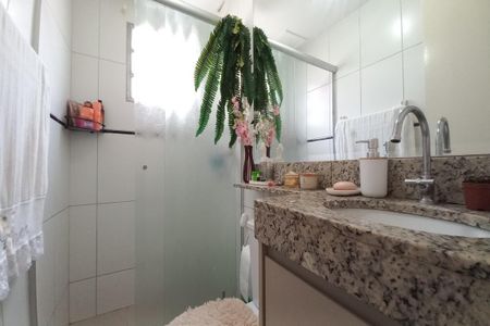 Banheiro de apartamento à venda com 2 quartos, 58m² em Loteamento Parque São Martinho, Campinas