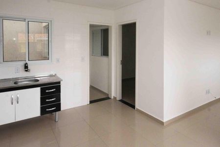 Sala/Cozinha de apartamento para alugar com 1 quarto, 37m² em Chácara Mafalda, São Paulo