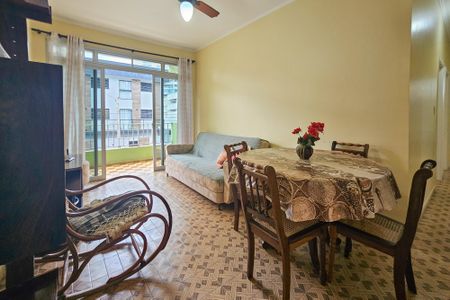 Sala de apartamento para alugar com 2 quartos, 90m² em Vila Luis Antonio, Guarujá