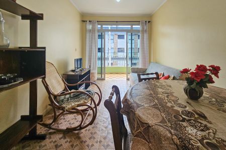 Sala de apartamento para alugar com 2 quartos, 90m² em Vila Luis Antonio, Guarujá