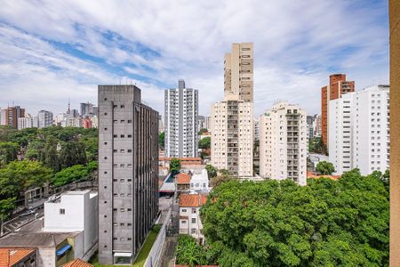 Sala/Cozinha - Vista de apartamento à venda com 1 quarto, 51m² em Pinheiros, São Paulo