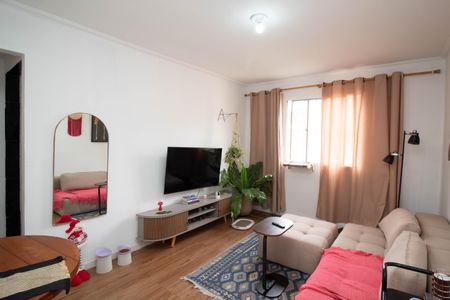 Sala de apartamento à venda com 1 quarto, 49m² em Jardim Cocaia, Guarulhos