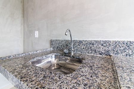 Cozinha de kitnet/studio à venda com 1 quarto, 25m² em Barra Funda, São Paulo