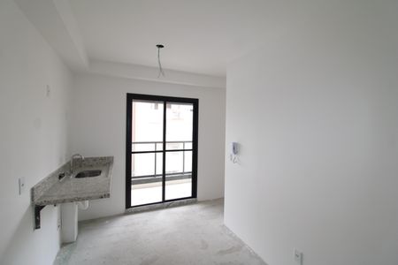 Sala / Cozinha de apartamento à venda com 1 quarto, 25m² em Vila Dom Pedro Ii, São Paulo