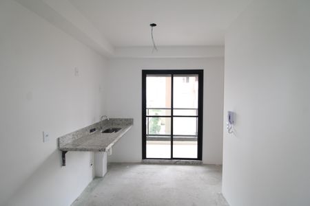 Sala / Cozinha de apartamento à venda com 1 quarto, 25m² em Vila Dom Pedro Ii, São Paulo