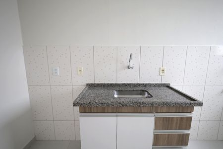 Cozinha de apartamento para alugar com 2 quartos, 50m² em Vila Homero Thon, Santo André