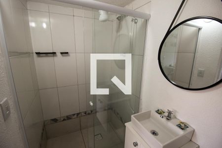 Banheiro de kitnet/studio para alugar com 1 quarto, 35m² em Jardim do Sol , São Paulo