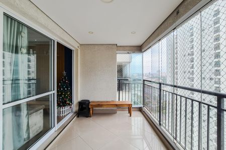 Varanda da Sala de apartamento à venda com 3 quartos, 81m² em Independência, São Bernardo do Campo
