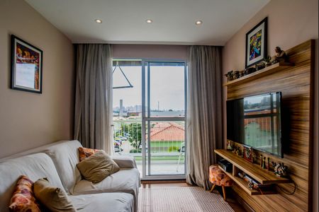 Sala de apartamento à venda com 2 quartos, 55m² em Vila Metalúrgica, Santo André