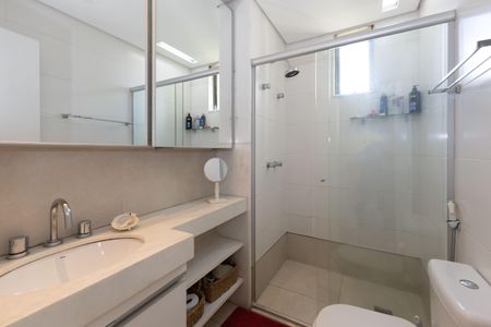 Banheiro da Suíte de apartamento para alugar com 2 quartos, 83m² em Vila Castela, Nova Lima