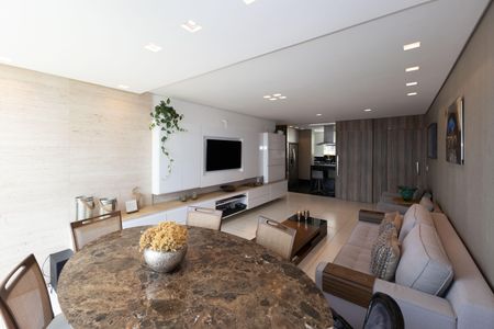 Sala de apartamento para alugar com 2 quartos, 83m² em Vila Castela, Nova Lima