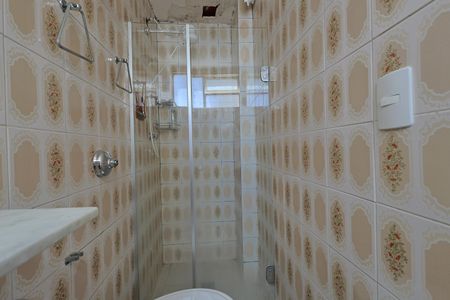 Banheiro da Suíte de apartamento à venda com 1 quarto, 40m² em Carmo, Belo Horizonte