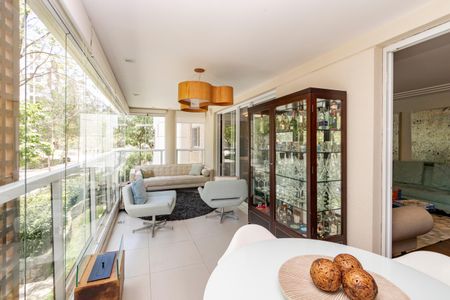 Varanda da Sala de apartamento à venda com 3 quartos, 186m² em Chácara Santo Antônio (zona Sul), São Paulo