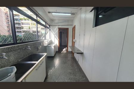 Área de serviço de apartamento para alugar com 4 quartos, 313m² em Funcionários, Belo Horizonte