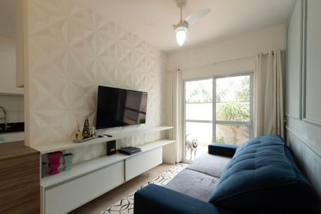 Sala de apartamento para alugar com 2 quartos, 96m² em Loteamento Dinora Rosa, Sorocaba