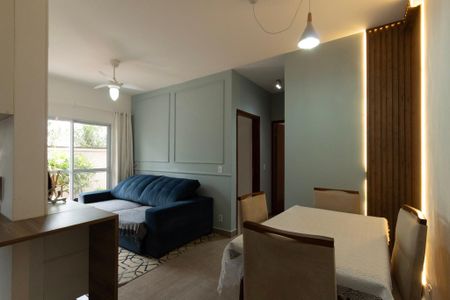 Sala de apartamento para alugar com 2 quartos, 96m² em Loteamento Dinora Rosa, Sorocaba