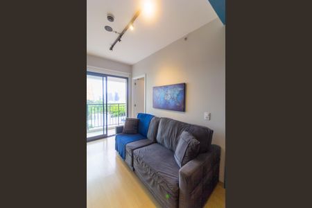 Sala de apartamento à venda com 1 quarto, 34m² em Santo Amaro, São Paulo