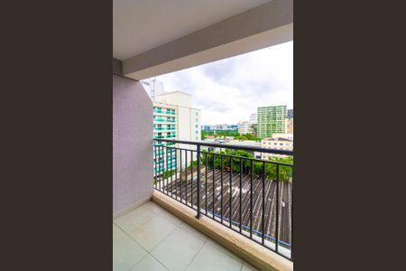 Varanda de apartamento à venda com 1 quarto, 34m² em Santo Amaro, São Paulo