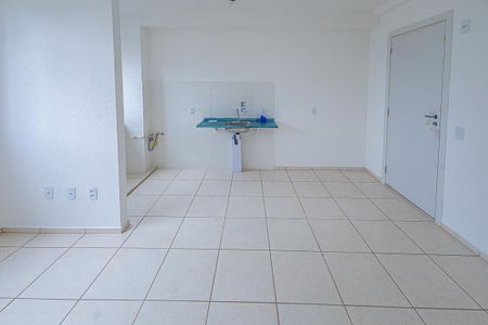 cozinha de apartamento para alugar com 2 quartos, 44m² em Mantiqueira, Belo Horizonte