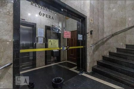 Fachada de kitnet/studio à venda com 1 quarto, 37m² em República, São Paulo