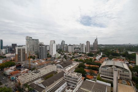 Vista da Varanda de kitnet/studio à venda com 1 quarto, 24m² em Pinheiros, São Paulo