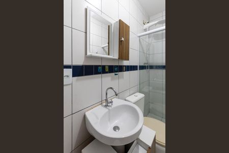 Banheiro de kitnet/studio à venda com 1 quarto, 33m² em Santa Ifigênia, São Paulo