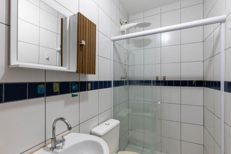 Banheiro de kitnet/studio à venda com 1 quarto, 33m² em Santa Ifigênia, São Paulo