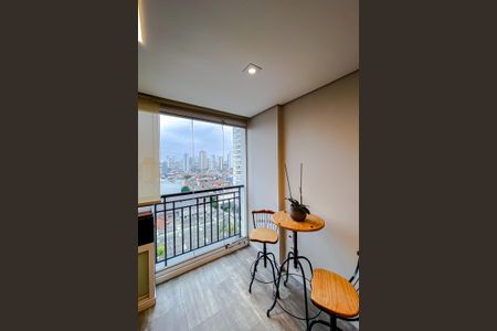 Varanda da Sala de apartamento para alugar com 2 quartos, 61m² em Vila Regente Feijó, São Paulo