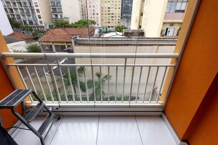 Varanda da Sala de apartamento para alugar com 2 quartos, 55m² em Campos Elíseos, São Paulo